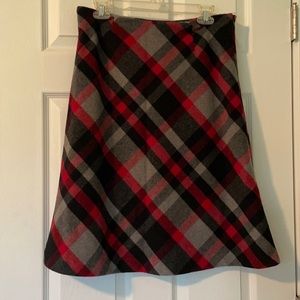 Chadwicks women’s 10 wool plaid skirt